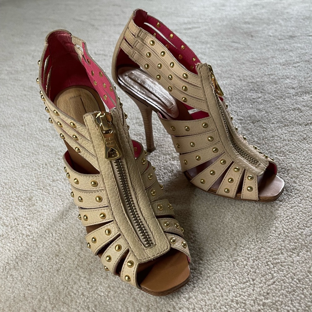 BCBGMaxAzria leather heels